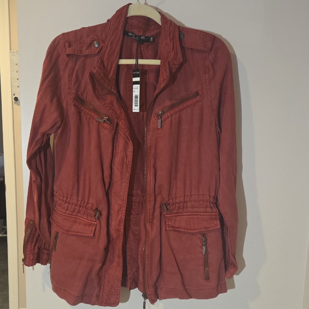 Max Jeans Rust Utility Jacket